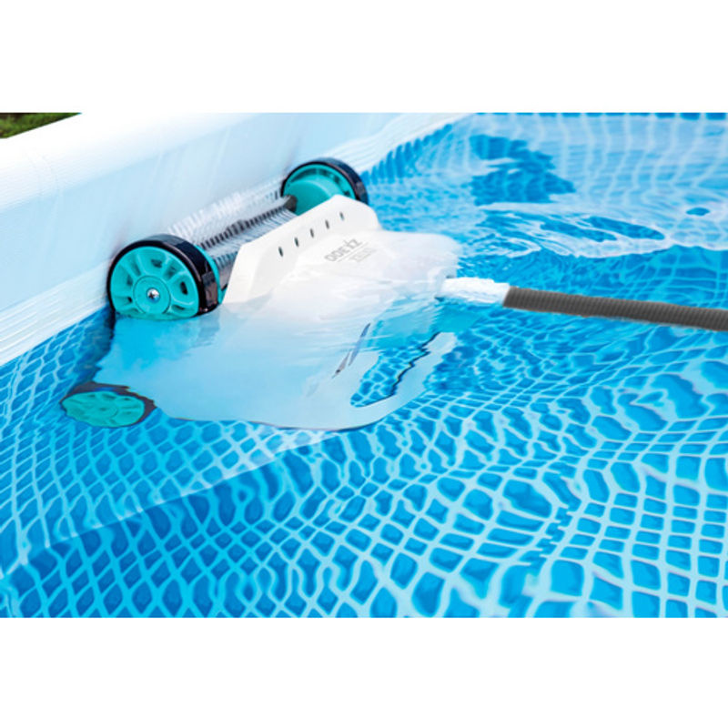 Intex Pool-Reiniger Deluxe ZX300 für Aufstellpools mit 38 mm Schlauchanschluss und Absperrschieber, grau - Bild 2