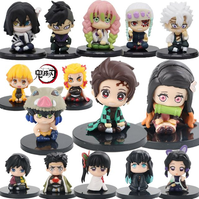 Bandai Demon Slayer Actionfigur, Q-Version, 4–15-teiliges Set - Bild 1