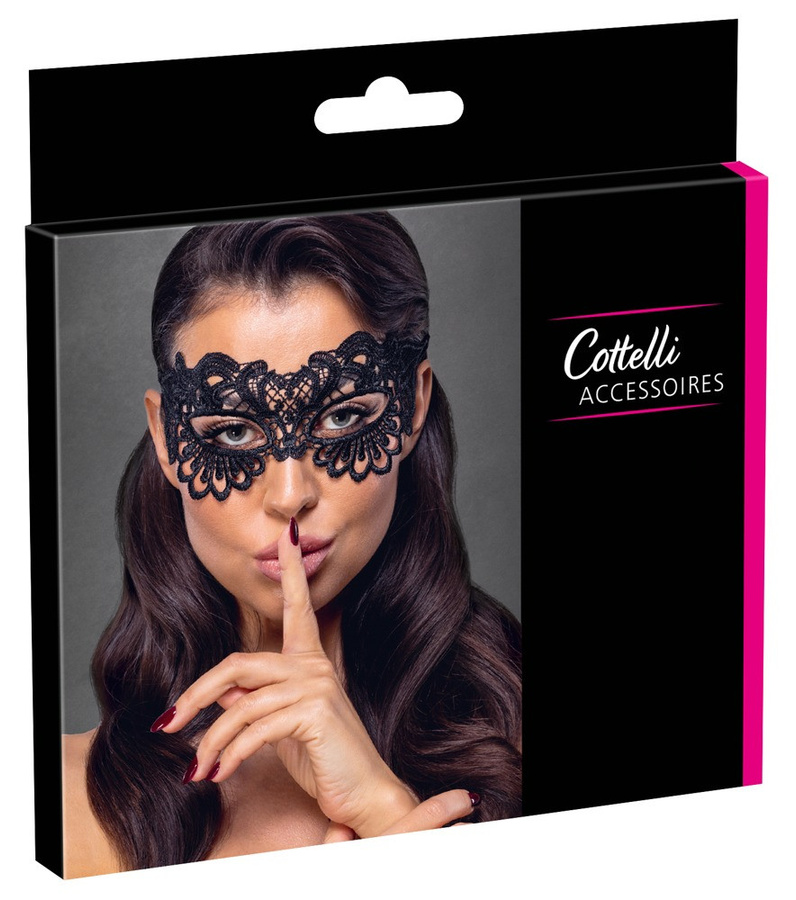Cottelli ACCESSOIRES Augenmaske aus Spitze & Stickerei - Bild 4