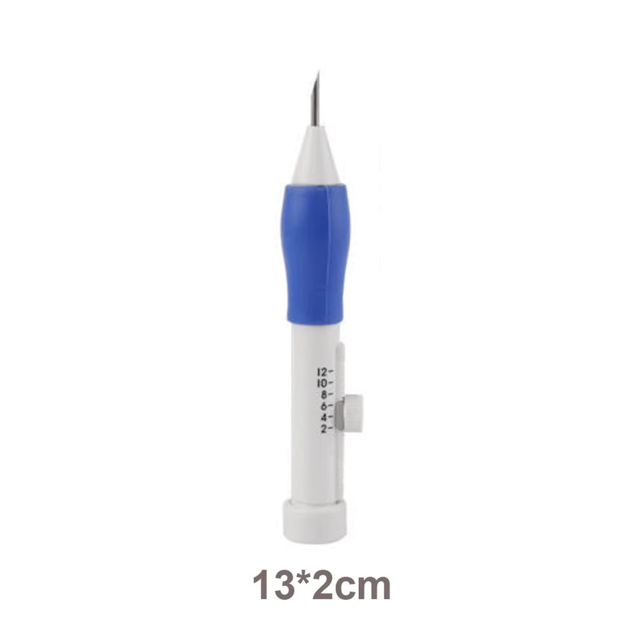 Magic Stickerei Stift mit 4 Nadeln aus Kunststoff in Blau - Bild 4