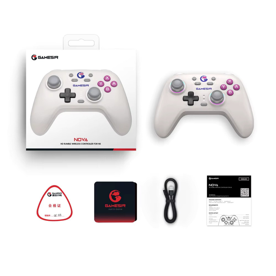 GameSir Nova Wireless Controller mit Hall Effect Joystick für Nintendo Switch, iPhone, Android und PC via Bluetooth - Bild 4