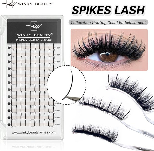 Winky Beauty Falsche Wimpern, 12 Reihen, Black, Unisex - Bild 1