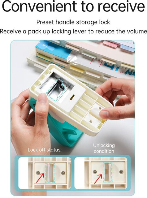 KW trio BQJ 04 Registerlocher für Loseblatt-Trenner und DIY Index-Etiketten in Weiß - Bild 1