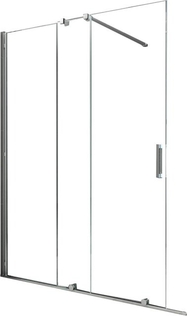 Glasdeals Schiebetür-Duschwand TRAVERSO in Transparent mit Easy-Clean-Beschichtung, Farbe: Silber/Klar, B/H: 120 x 200 cm - Bild 1