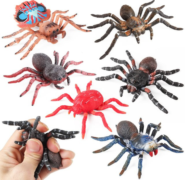 Oenux Wild Insekt Tier Modell Raupe Eidechse Spinne Gekko Chamäleon, Actionfiguren - Bild 1