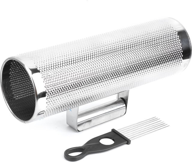 Orphee Guiro Shaker aus Aluminium, Orff-Schlaginstrument, mit Schaber - Bild 1