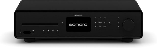 Sonoro MAESTRO Quantum Hi-Res Audio Internet-Receiver mit CD-Player in Schwarz Matt - Bild 2