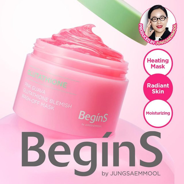 JUNG SAEM MOOL Rosa Guave Glutathion Pickel Maske, 90g, Gesicht - Bild 1