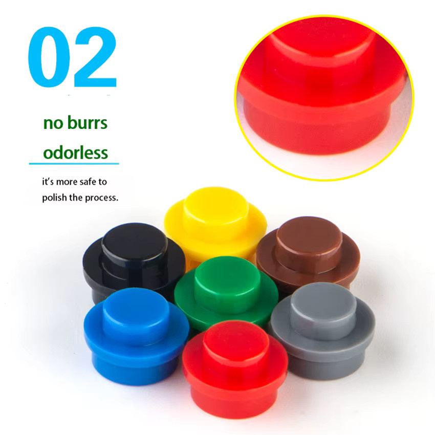 Aquaryta Bausteine Runde 1x1 Gerade Seite, 1000 Teile, Set - Bild 2