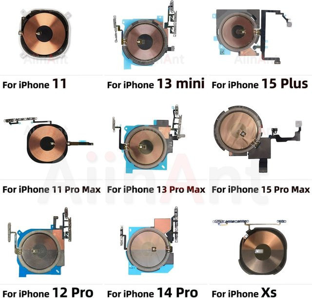 AiinAnt NFC Wireless Charging Flex Kabel für iPhone 12 13 14 15 Pro Max Mini Plus Ersatzteil - Bild 1