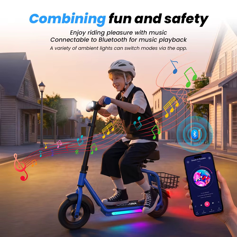 IScooter IK7 Kinder-Elektro-Scooter, 8,5 Zoll, ab 8 Jahre - Bild 2