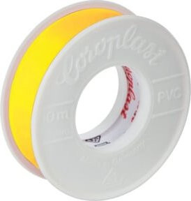 Coroplast Isolierband grün/gelb, Länge: 10 m, Breite: 15 mm - Bild 1