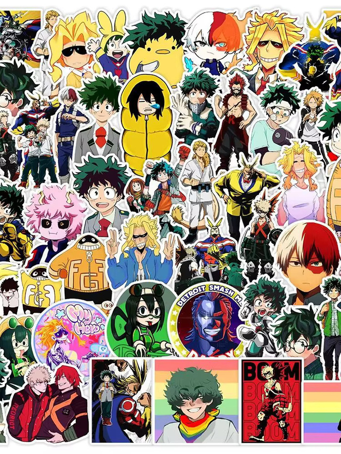 Bandai My Hero Academia Deku Aufkleber, Bunt / Mehrfarbig - Bild 5
