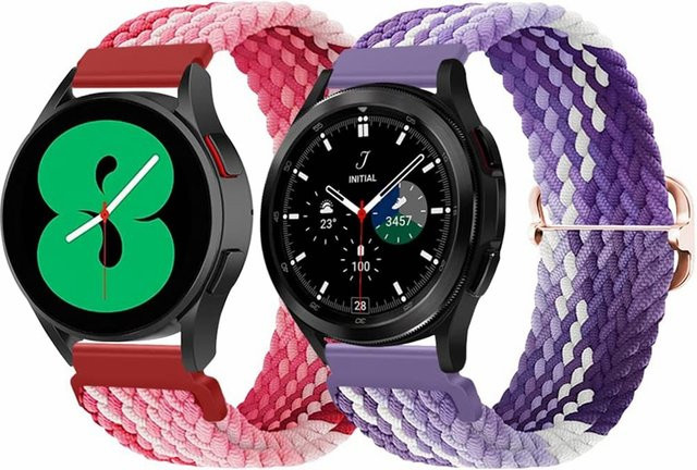 fiterme Uhrenarmband Textil/NATO, elastisch, 20 mm/22 mm, Unisex - Bild 1