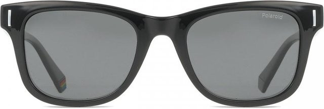 Polaroid PLD 6206/S Sonnenbrille, Unisex, Vollrand, quadratisch, Kunststoff, schwarz, grau - Bild 2