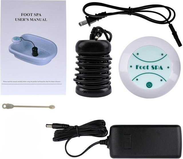 Sea Global Detox Ionen-Reinigung Vibrationsmaschine Fußbad Massagegerät, black - Bild 1