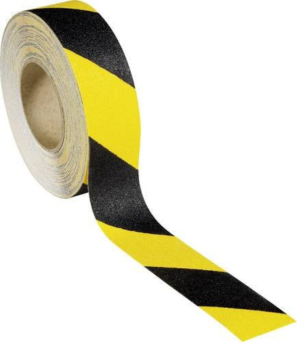 ROCOL SAFE STEP Anti-Rutsch-Klebeband schwarz/gelb, Breite: 50 mm, Länge: 18,25 m - Bild 1