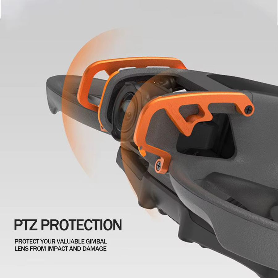 DJI Avatar 2 Schutzstange aus Aluminiumlegierung als Antikollisions-Objektivschutz in Grün oder Orange inklusive 2 Schrauben - Bild 2
