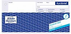 Avery Zweckform Kurzbrief Nr. 1020 in Weiß und Blau - Bild 1