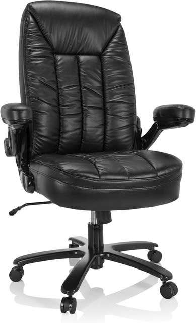 hjh OFFICE XXL Drehstuhl INSTRUCTOR III aus Kunstleder mit abklappbaren Armlehnen - Bild 1