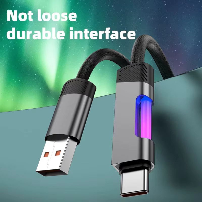 NNBILI USB Typ C zu USB C Datenkabel 100W 5A Schnellladekabel in Schwarz - Bild 5