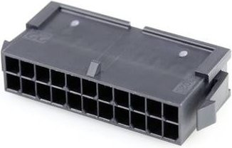 Molex Buchsengehäuse-Kabel Schwarz, 22-polig, Rastermaß: 3 mm, Artikelnummer: 430202200 - Bild 1