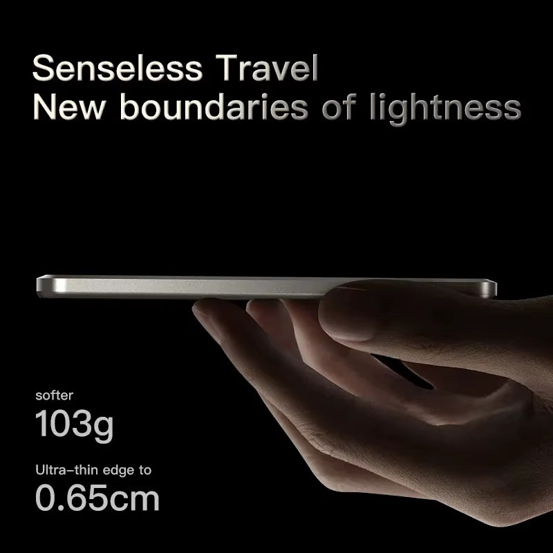 Lenovo Ultra Slim Magnetische Qi2 Kabellose Powerbank 10000mAh in Silber oder Lila - Bild 1