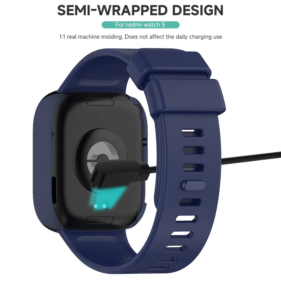 CAOWTAN Rundum-Schutzhülle und Displayschutzfolie für Redmi Watch 5 Active/Lite, Kunststoff, Silikon, transparent, Unisex - Bild 4