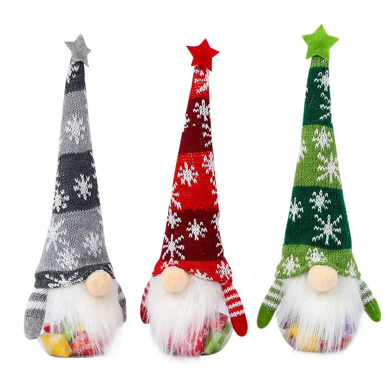 Weihnachts Rudolph Cartoon Süßigkeiten Glas in Grün und Multicolour für Home Party Dekoration - Bild 2
