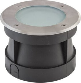 EVN Lichttechnik LED-Bodeneinbauleuchte Edelstahl Silber Warmweiß IP67 - Bild 1