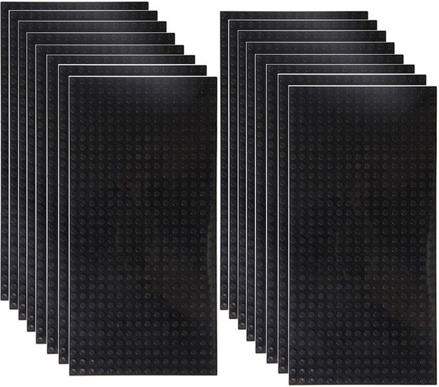 Yiran toy Klassische Grundplatten, 16-teiliges Set, schwarz, ab 6 Jahren - Bild 1