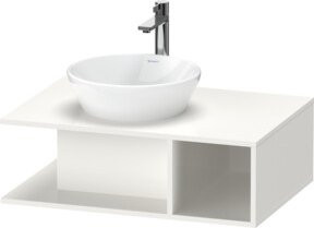 Duravit Waschtischunterschrank D-Neo, wandhängend, Weiß Matt, B/T/H: 80 x 55 x 26 cm - Bild 1