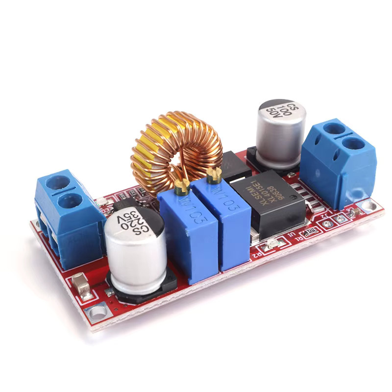 XL4015 5A DC-DC Buck Converter Step Down Modul, einstellbarer Spannungsregler 4-38V auf 1,25-36V, 75W, Rot - Bild 2
