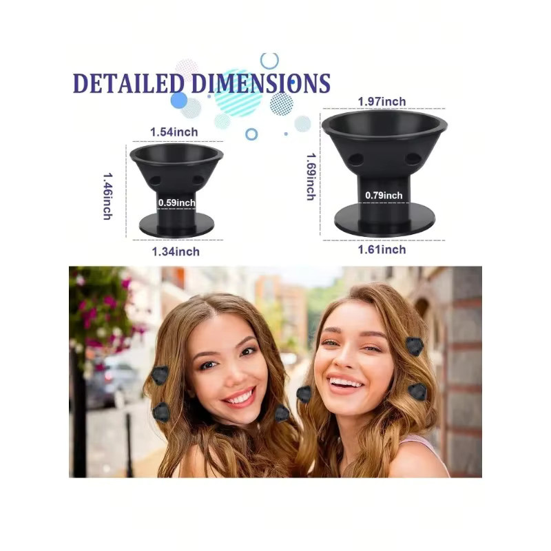 21-teiliges Heatless-Lockenstab-Set für Damen, alle Haartypen - Bild 2