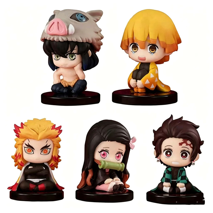 Bandai Demon Slayer Q-Version Sitzende Geisterpuppe, Spielzeugfigur, Einzelfigur - Bild 3