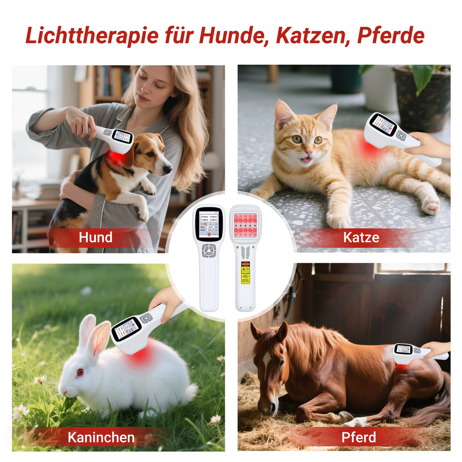 ZJKC Rotlicht-Kaltlasertherapiegerät, Unisex, Weiß - Bild 3