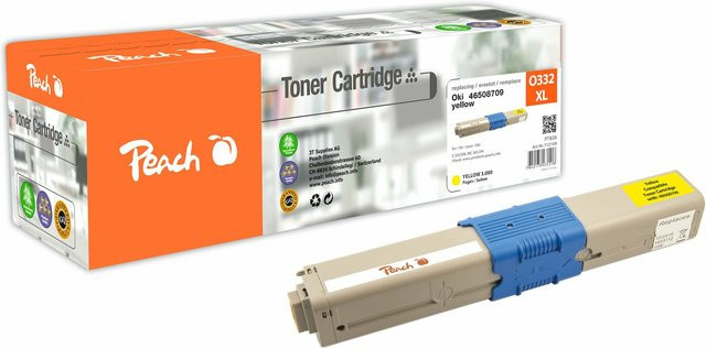 Peach O4650-87 Toner XL Multicolor wiederaufbereitet für OKI C 332 DN, MC 363 DN, MC 363 N, MC 363 DNW und C 332 DNw - Bild 1