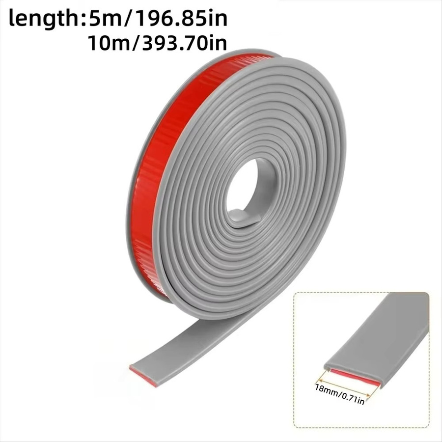 Selbstklebendes U-förmiges Schrankkantenband in Weiß zur Restaurierung von Kleiderschränken und Holzbrettern, Breite: 18 mm - Bild 2