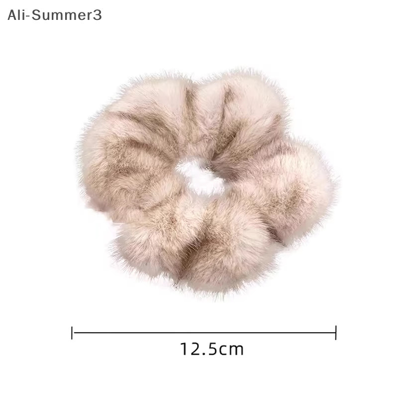 Haar-Scrunchies Plüsch, Simulation Nerz, Damen - Bild 4