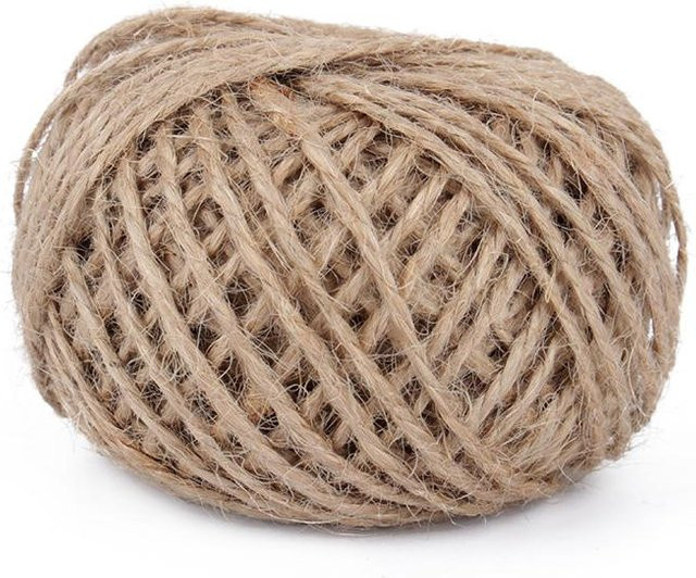 TOMTOP JMS Jute Seil Multicolor 30 m für DIY Bastelarbeiten und Dekoration - Bild 1