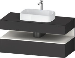 Duravit Waschtischunterschrank Qatego in Anthrazit, B/T/H: 120 x 55 x 60 cm - Bild 1