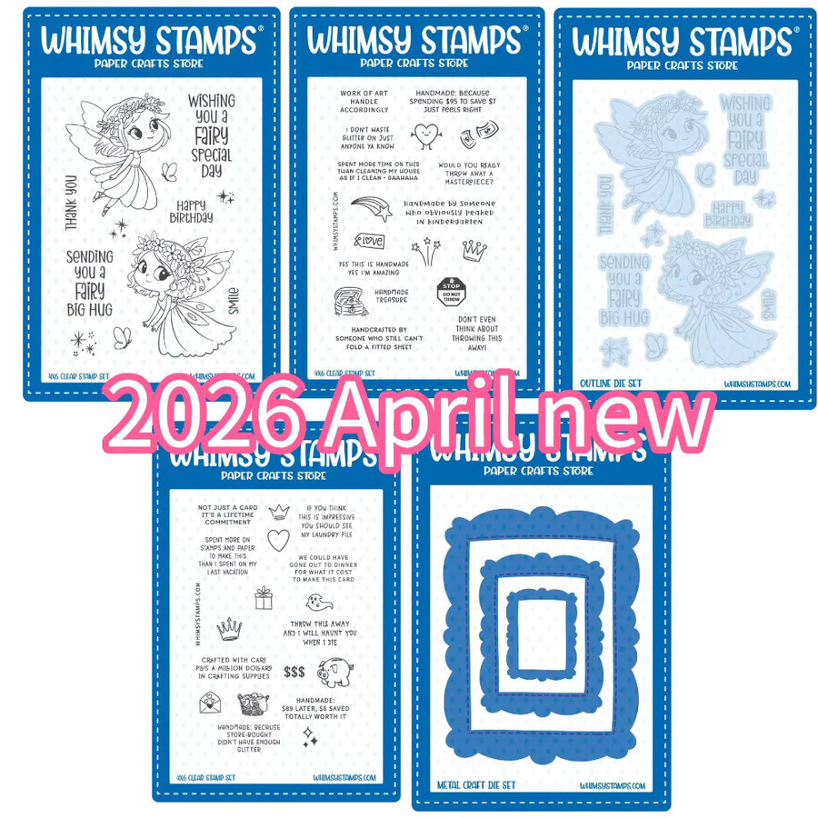 Rabbit Hug Stamps 2026 Metall-Stanzformen für Scrapbook, Tagebuch und DIY-Dekoration - Bild 1