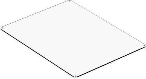 Spelsberg GEOS-S EPR-t 4050/5040 72210501 Montageplatte aus Polycarbonat in Transparent, B: 33,1 cm, H: 43,1 cm, Tiefe: 0,4 cm - Bild 1