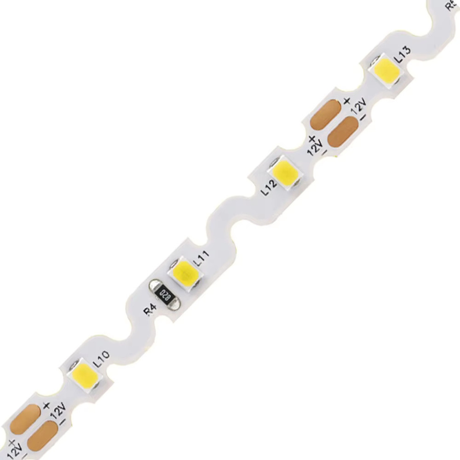 JOYPJLIT S-Form LED-Streifen Warmweiß, 5m flexibles LED-Lichtband 12V mit 60 LEDs/m für Biegekanäle und Buchstaben - Bild 1