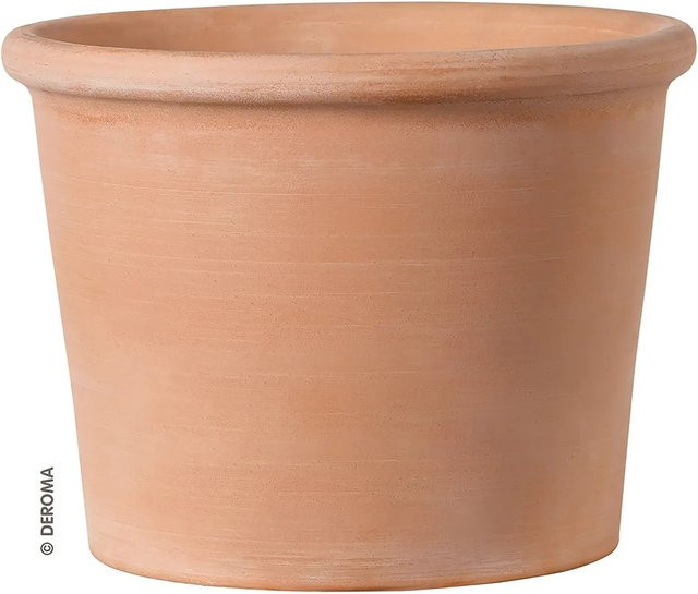Deroma Pflanztopf Zylinder Bordato Weiß Höhe: 43 cm - Bild 1