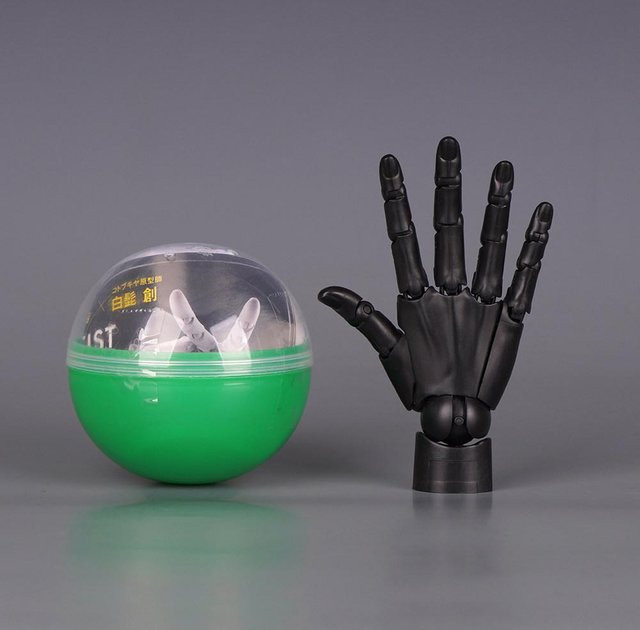 Yiran toy 1 Mini Hand Figur, 1/2 Maßstab, Action Figur, Grau, ab 18 Jahren - Bild 1