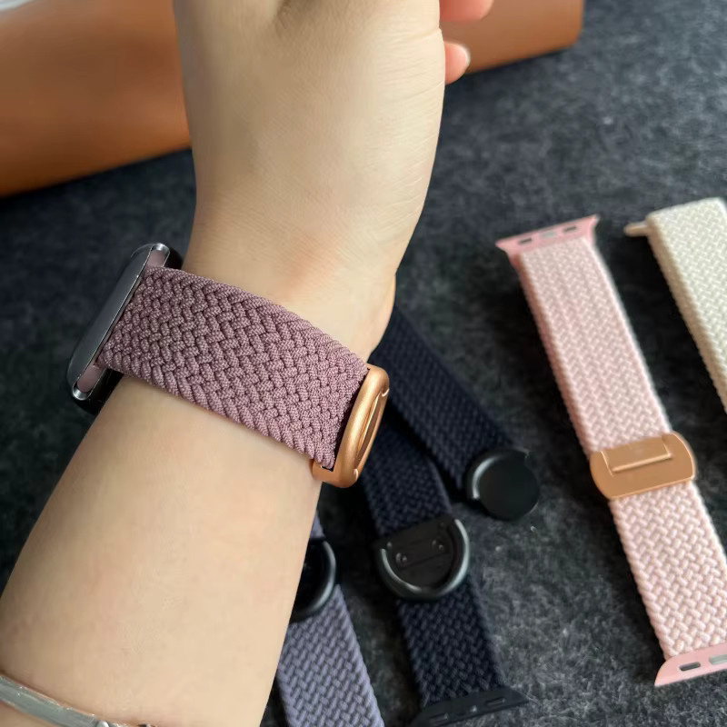 PEO Uhrenarmband Textil, geflochten, Magnetarmband, Unisex - Bild 2