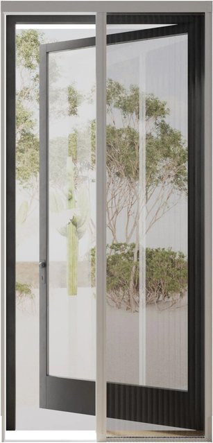 Cocoon Home Concepts Insektenschutztür Plissiert Weiß - Bild 1