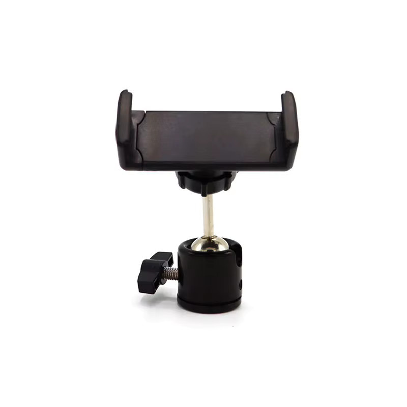 Universal Doppel Ball Stativkopf Adapter aus Metall mit 360 Grad Rotation in Schwarz für Kamera und Handyhalterung - Bild 2