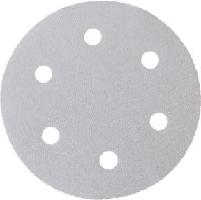 Eibenstock Schleifpapier Sortiment 6-fach gelocht oder Klett, Durchmesser: 22,5 cm, Grau - Bild 1